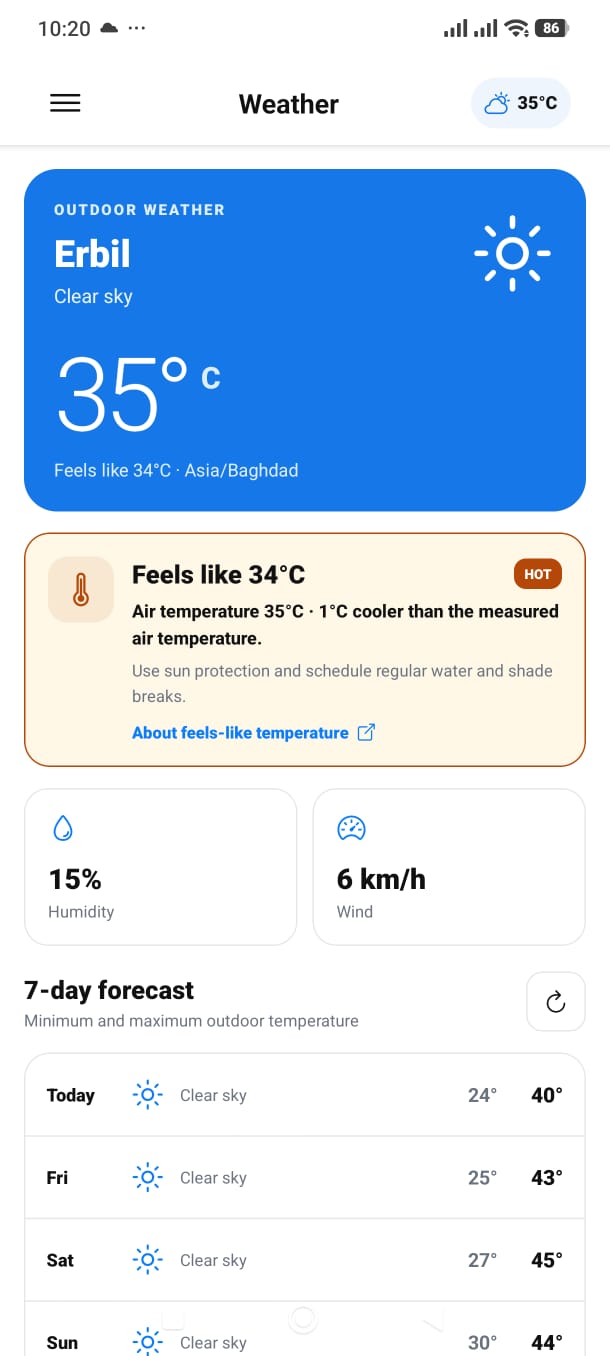 Store weather intelligence